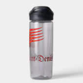 Montjoie! Saint-Denis! Red Oriflamme with Sun Trinkflasche (Rückseite)