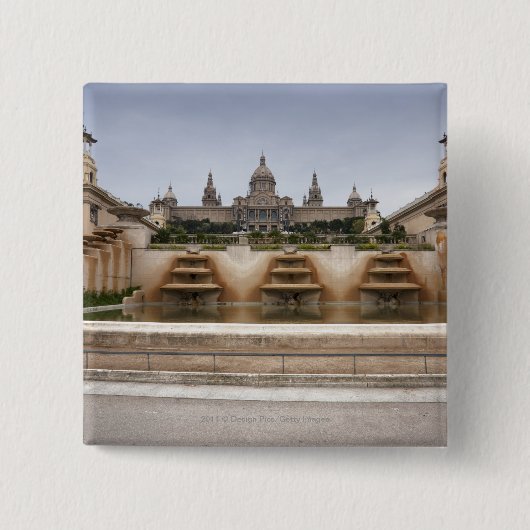 Montjuc Festung Button (Vorderseite)