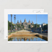 Montjuic, Barcelona, españa Postkarte (Vorne/Hinten)