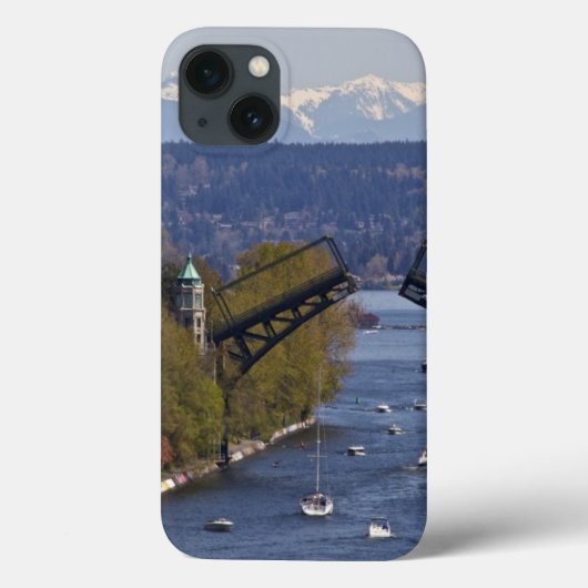 Montlake Brücken-und Kaskaden-Berge Case-Mate iPhone Hülle (Rückseite)