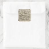Montlouis Quadratischer Aufkleber (Tasche)