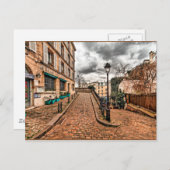 Montmarte, Paris, Frankreich Postkarte (Vorne/Hinten)