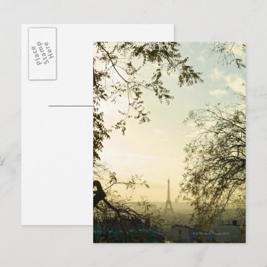 Montmartre 2 postkarte (Vorne/Hinten)