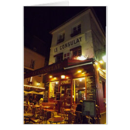 Montmartre Café, Paris am Abend