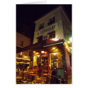Montmartre Café, Paris nachts