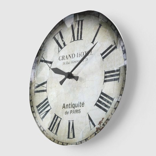 Montmartre Clock Große Wanduhr (Winkel)