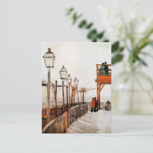 Montmartre (F272) Van Gogh Fine Art Postkarte (Stehend Vorderseite)