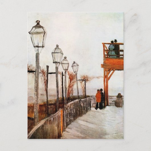 Montmartre (F272) Van Gogh Fine Art Postkarte (Vorderseite)