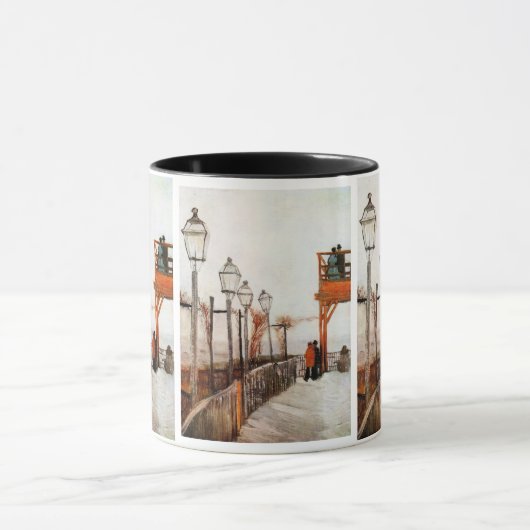 Montmartre (F272) Van Gogh Fine Art Tasse (Zentrum)