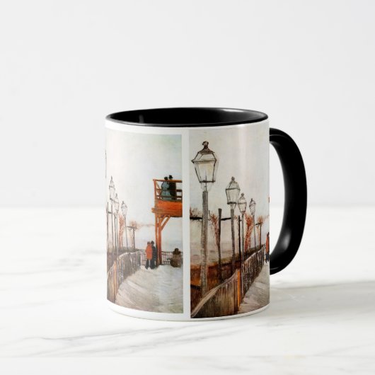 Montmartre (F272) Van Gogh Fine Art Tasse (VorderseiteRechts)