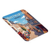 Montmartre Frankreich Magnet (Rechte Seite)