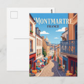 Montmartre Frankreich Postkarte (Vorne/Hinten)