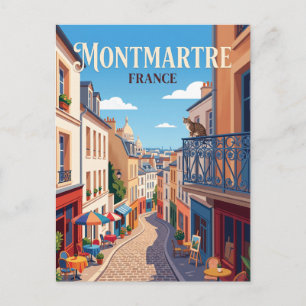 Montmartre Frankreich Postkarte
