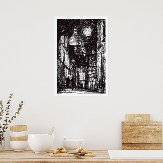 Montmartre I Poster (Küche)