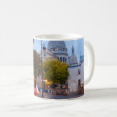 Montmartre in Paris, Frankreich Old Street Café Kaffeetasse (VorderseiteRechts)