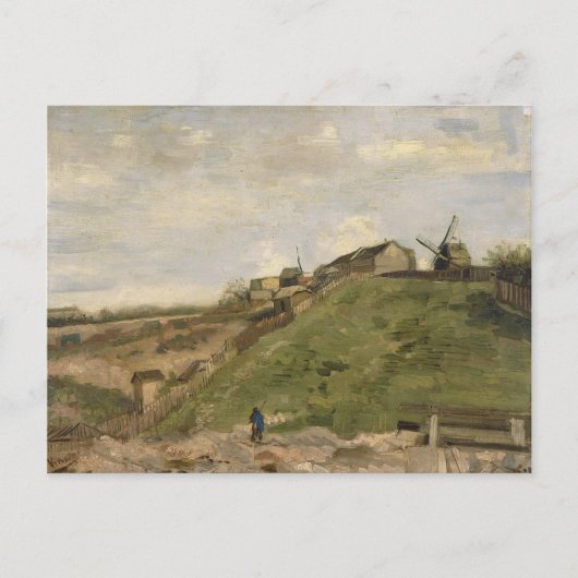 Montmartre mit Steinbruch von Van Gogh Postkarte (Vorderseite)