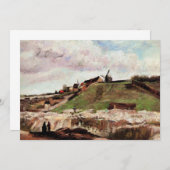 Montmartre mit Steinbruch von Vincent van Gogh (Vorne/Hinten)