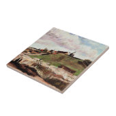 Montmartre mit Steinbruch von Vincent van Gogh Fliese (Seite)
