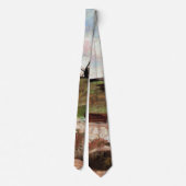 Montmartre mit Steinbruch von Vincent van Gogh Krawatte (Rückseite)