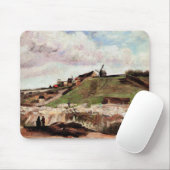 Montmartre mit Steinbruch von Vincent van Gogh Mousepad (Mit Mouse)