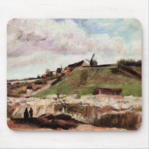 Montmartre mit Steinbruch von Vincent van Gogh Mousepad