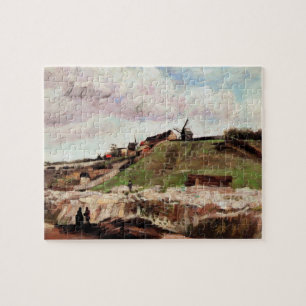 Montmartre mit Steinbruch von Vincent van Gogh Puzzle