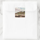 Montmartre mit Steinbruch von Vincent van Gogh Quadratischer Aufkleber (Tasche)