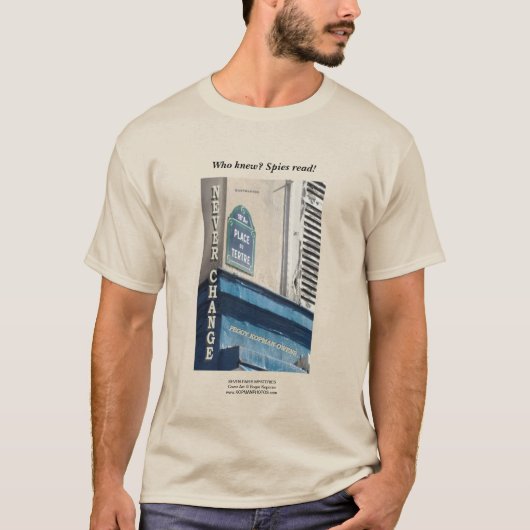"Montmartre nie ändern" T-Shirt (Vorderseite)