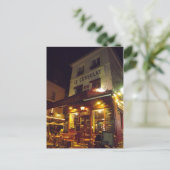 Montmartre Paris, Frankreich in der Nacht Postkarte (Stehend Vorderseite)