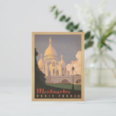 Montmartre - Paris, Frankreich Postkarte (Stehend Vorderseite)