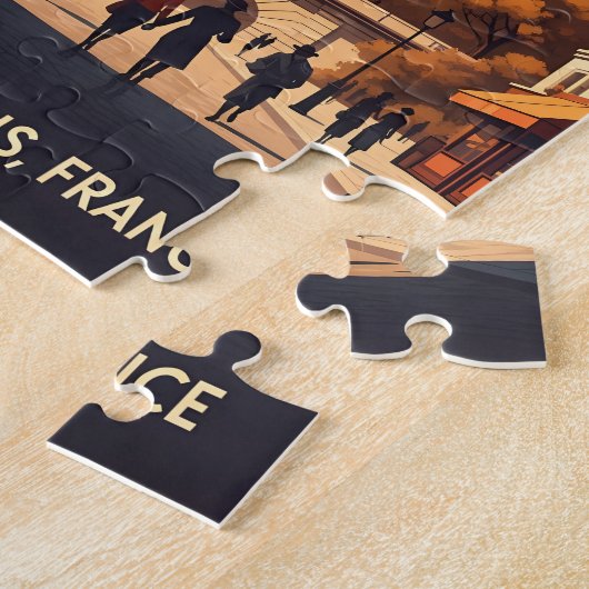 Montmartre Paris with scare Coeur basilica Puzzle (Seite)