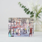 Montmartre Postkarte (Stehend Vorderseite)