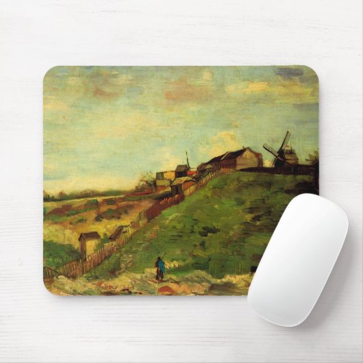 Montmartre: Steinbruch, die Mills von Vincent van  Mousepad (Mit Mouse)