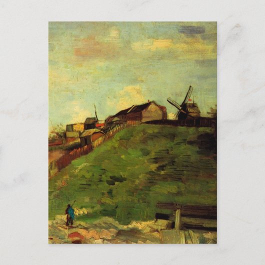 Montmartre: Steinbruch, die Mills von Vincent van Postkarte (Vorderseite)