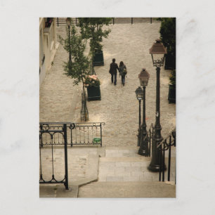 Montmartre Steps Postkarte