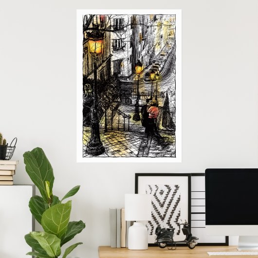 Montmartre VIII Poster (Heimbüro)