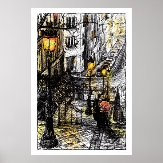Montmartre VIII Poster (Vorne)