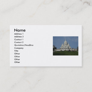 Montmartre-Visitenkarte Visitenkarte