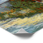 Montmartre Weg mit Sonnenblumen Van Gogh Poster (Ecke)