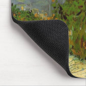 Montmartre Weg mit Sonnenblumen von Van Gogh Mousepad (Ecke)