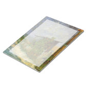 Montmartre Weg mit Sonnenblumen von Van Gogh. Notizblock (angewinkelt)