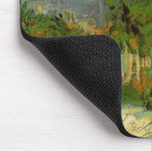Montmartre Weg und Sonnenblumen von Vincent van Go Mousepad (Ecke)