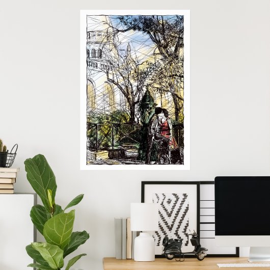 Montmartre X Poster (Heimbüro)