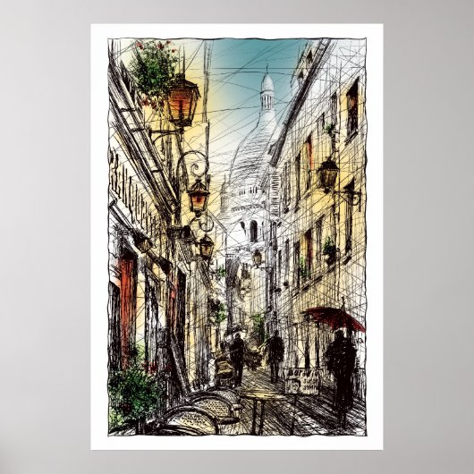 Montmartre XI Poster (Vorne)