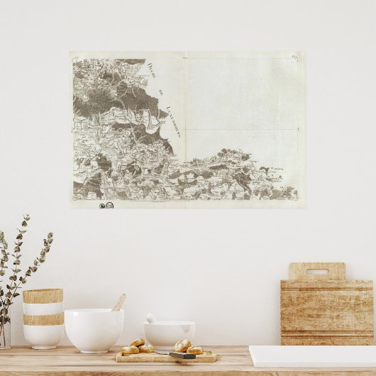 Montmedy, Longwy, Bouillon Poster (Küche)