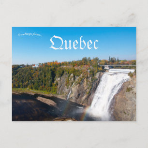 Montmorency-Fälle Quebec Kanada Postkarte