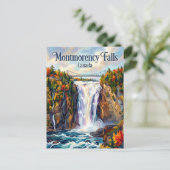 Montmorency Falls Canada Postkarte (Stehend Vorderseite)