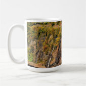 Montmorency Falls Canada stilisiert Kaffeetasse (Links)