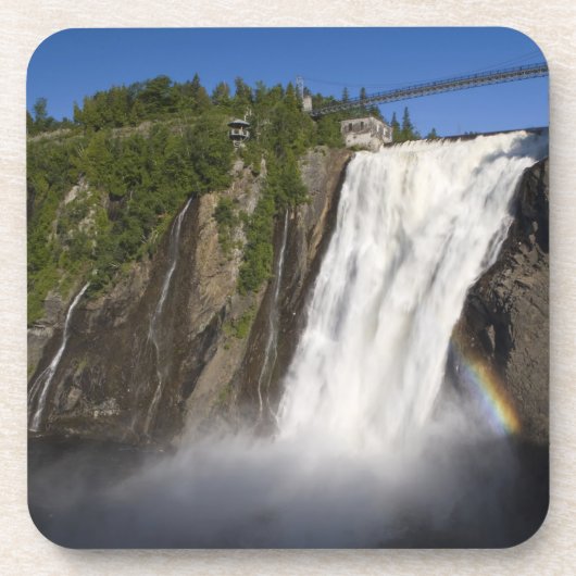 Montmorency Falls in der Nähe von Quebec City. Untersetzer (Vorderseite)