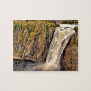 Montmorency Falls Kanada stilisiert Puzzle